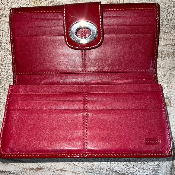 Ruby red Vintage purse and wallet - Picture 6 of 7